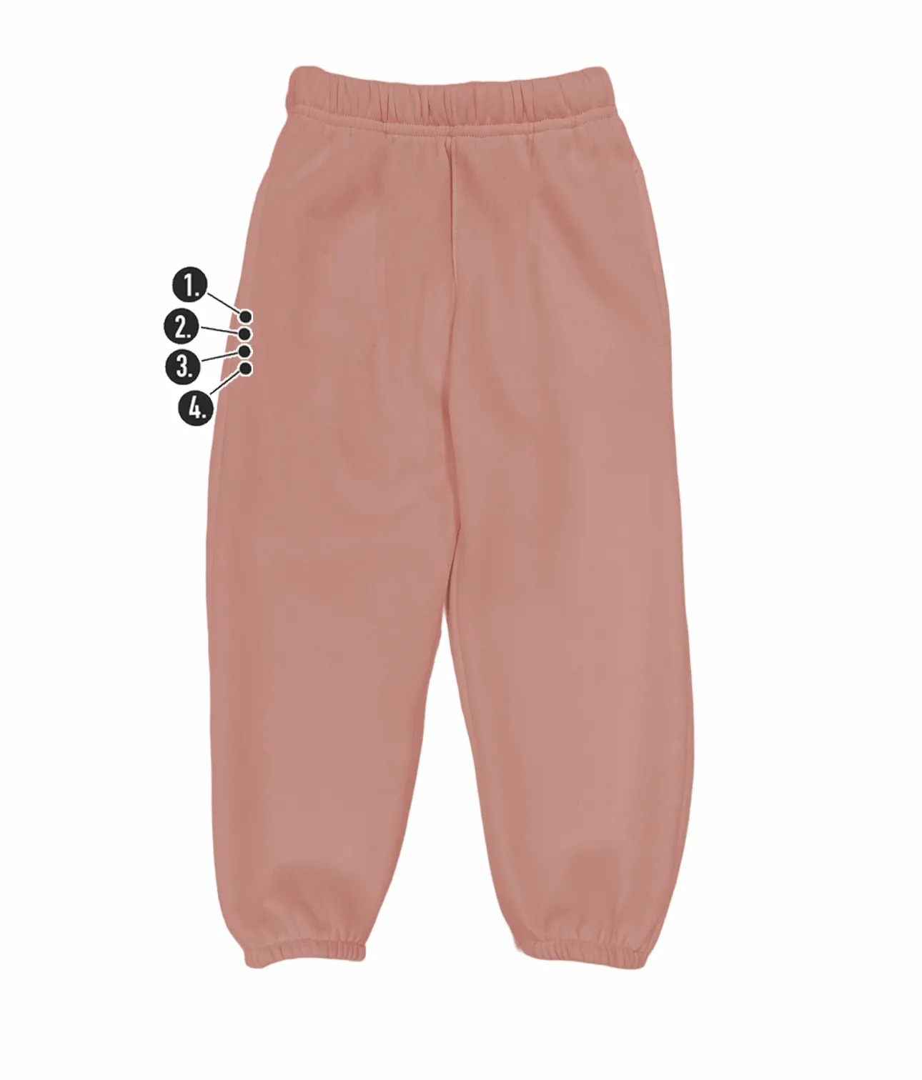 Customizable Spooky Leg Vertical Mini Embroidery Kids' Sweatpants