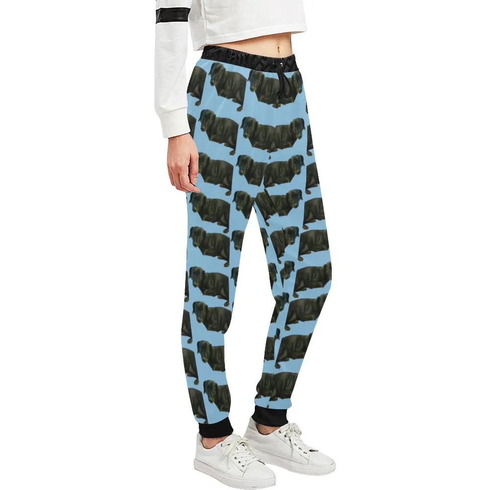Dachshund Pants - Nadia Blue