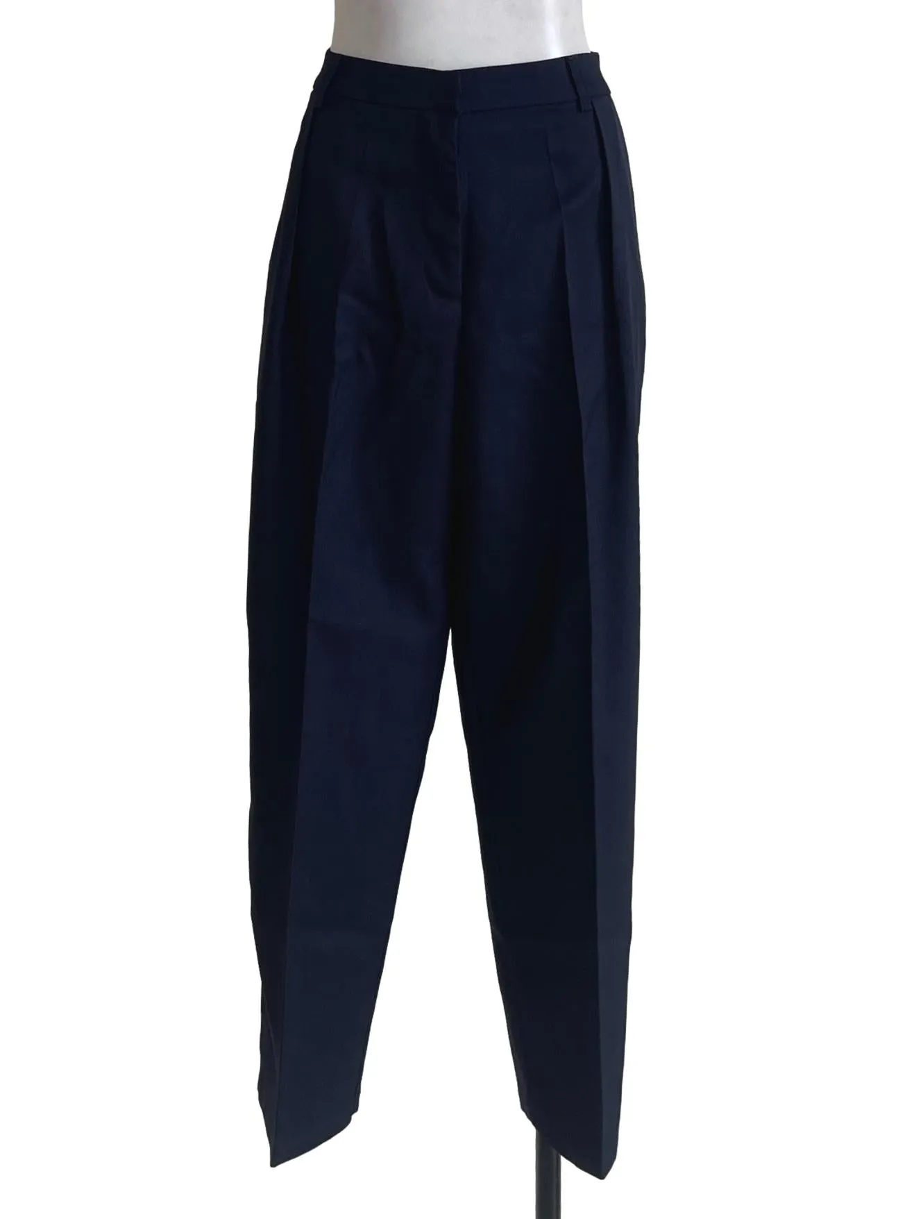 Dark Blue Straight Cut Formal Pants