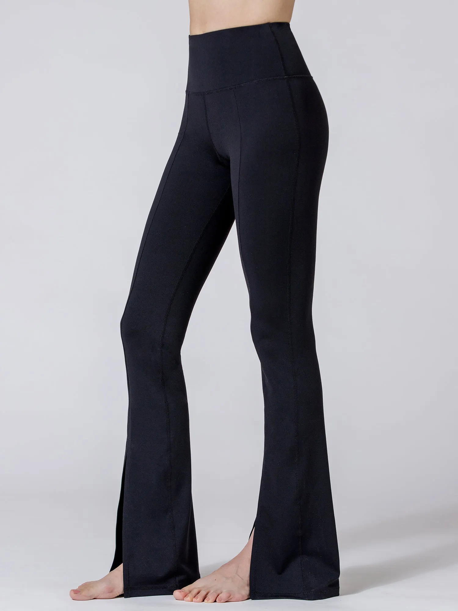 DIVINE FRONT SPLIT FLARE PANTS