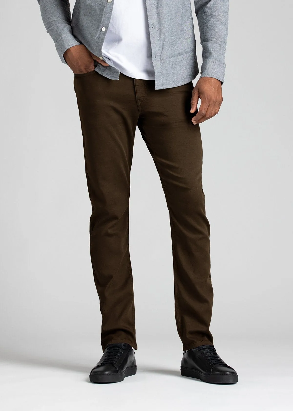 DU/ER Men's No Sweat Relaxed Taper Pant - Kalamata
