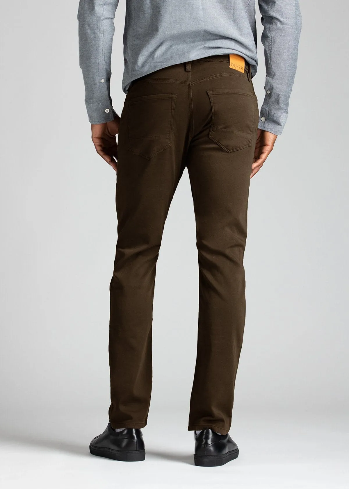 DU/ER Men's No Sweat Relaxed Taper Pant - Kalamata
