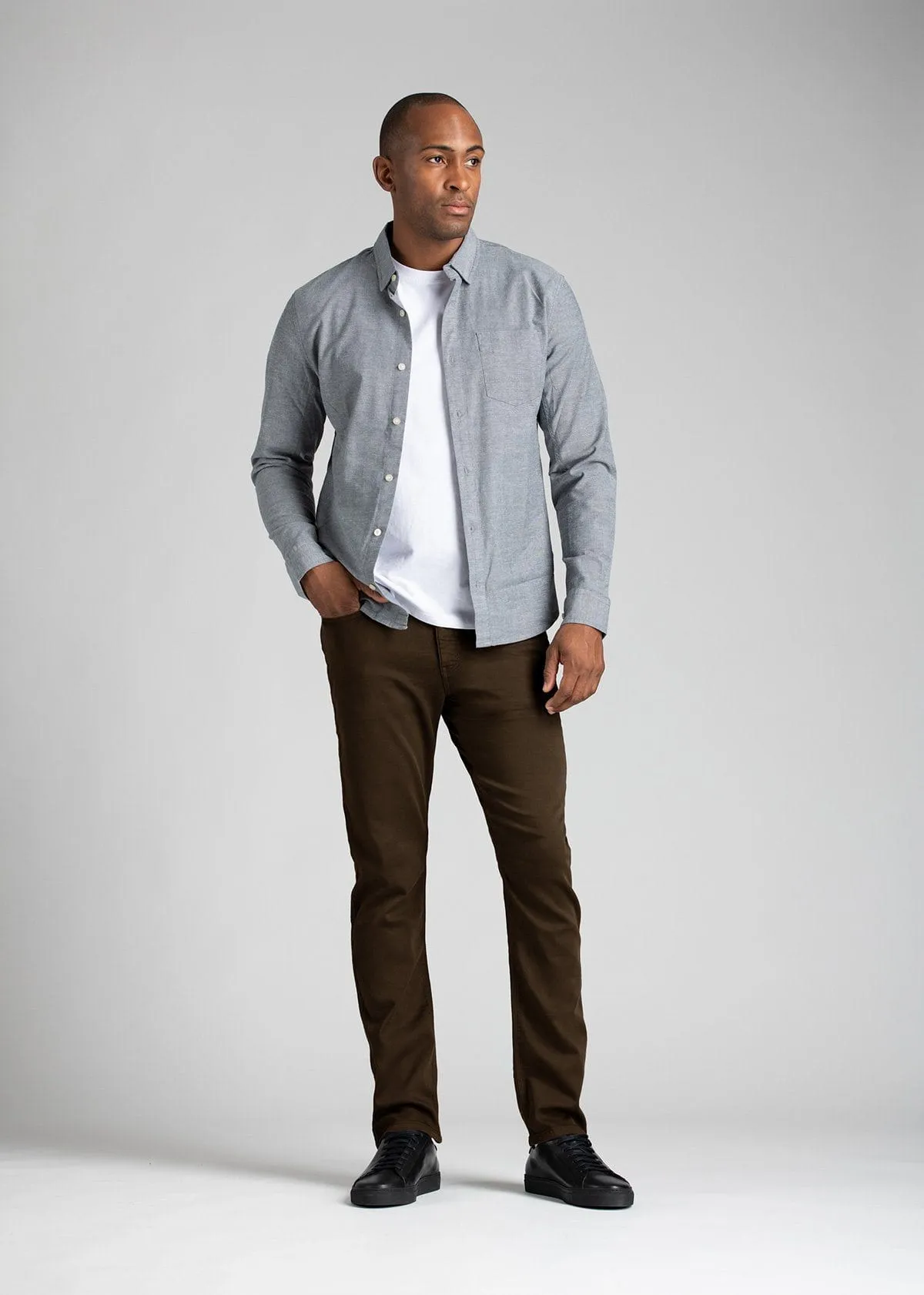 DU/ER Men's No Sweat Relaxed Taper Pant - Kalamata