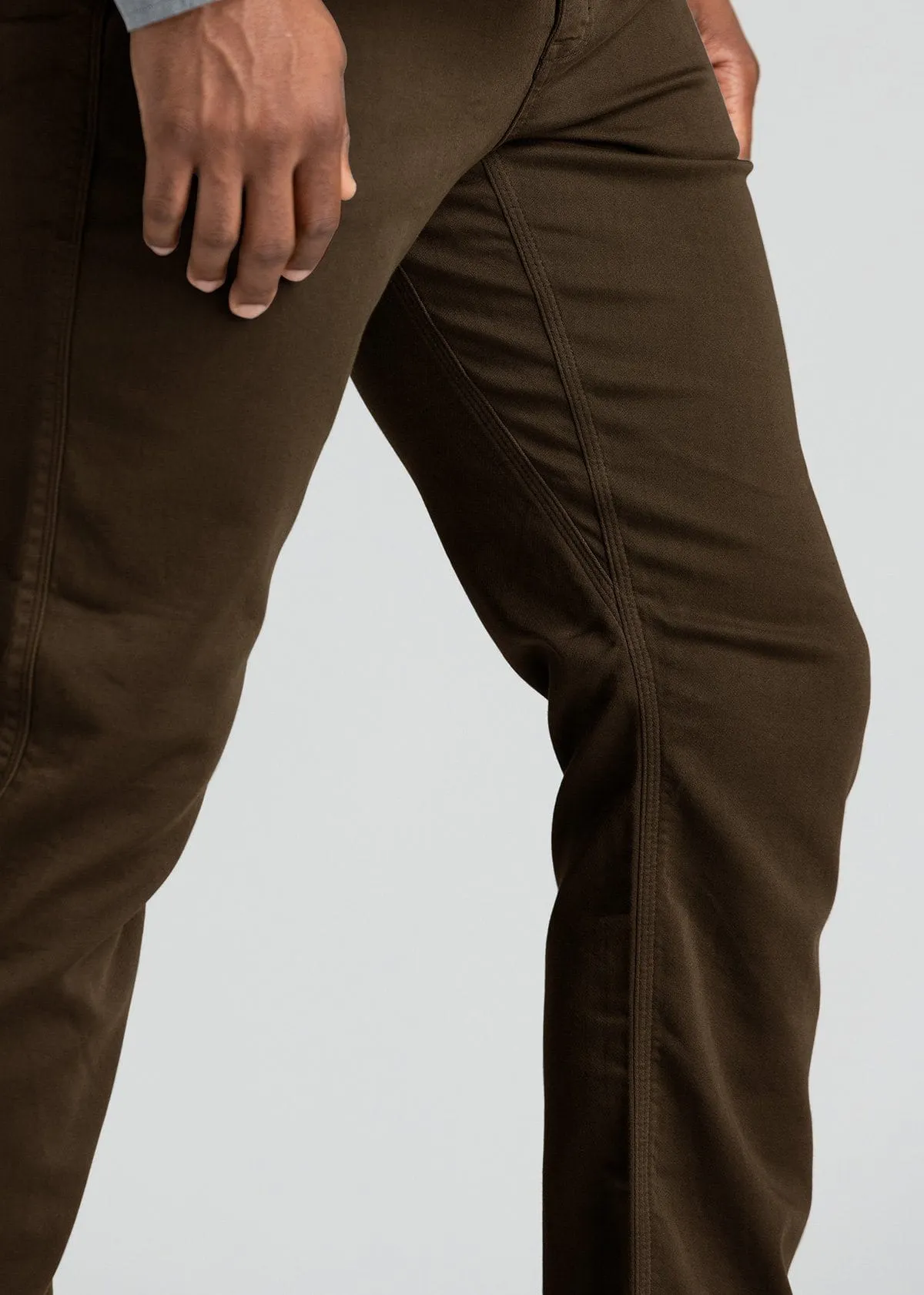 DU/ER Men's No Sweat Relaxed Taper Pant - Kalamata