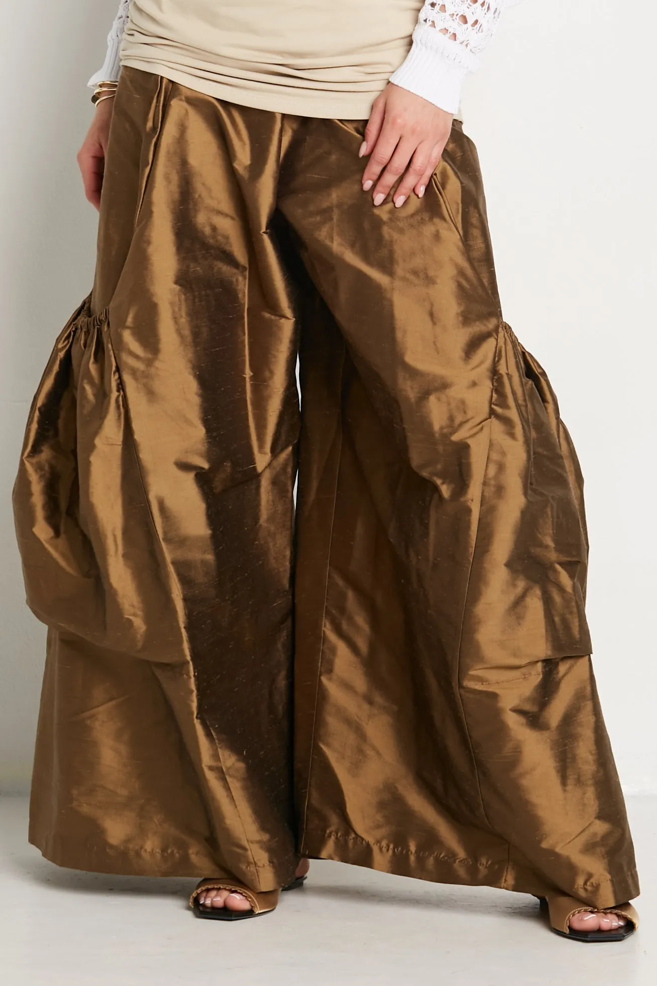 Dupioni Big Pocket Pants