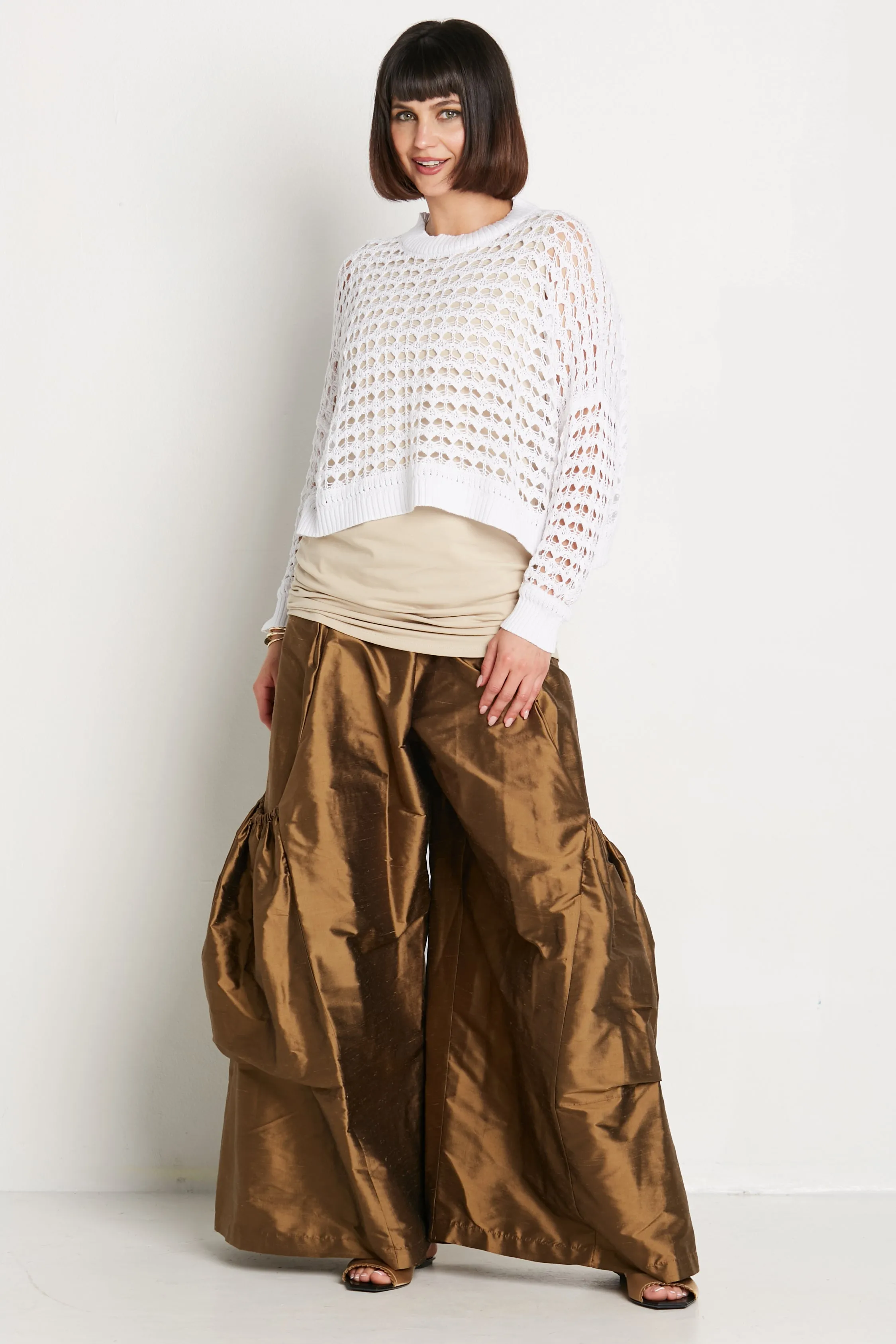 Dupioni Big Pocket Pants