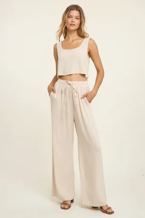 Easy Does It Linen Tank
