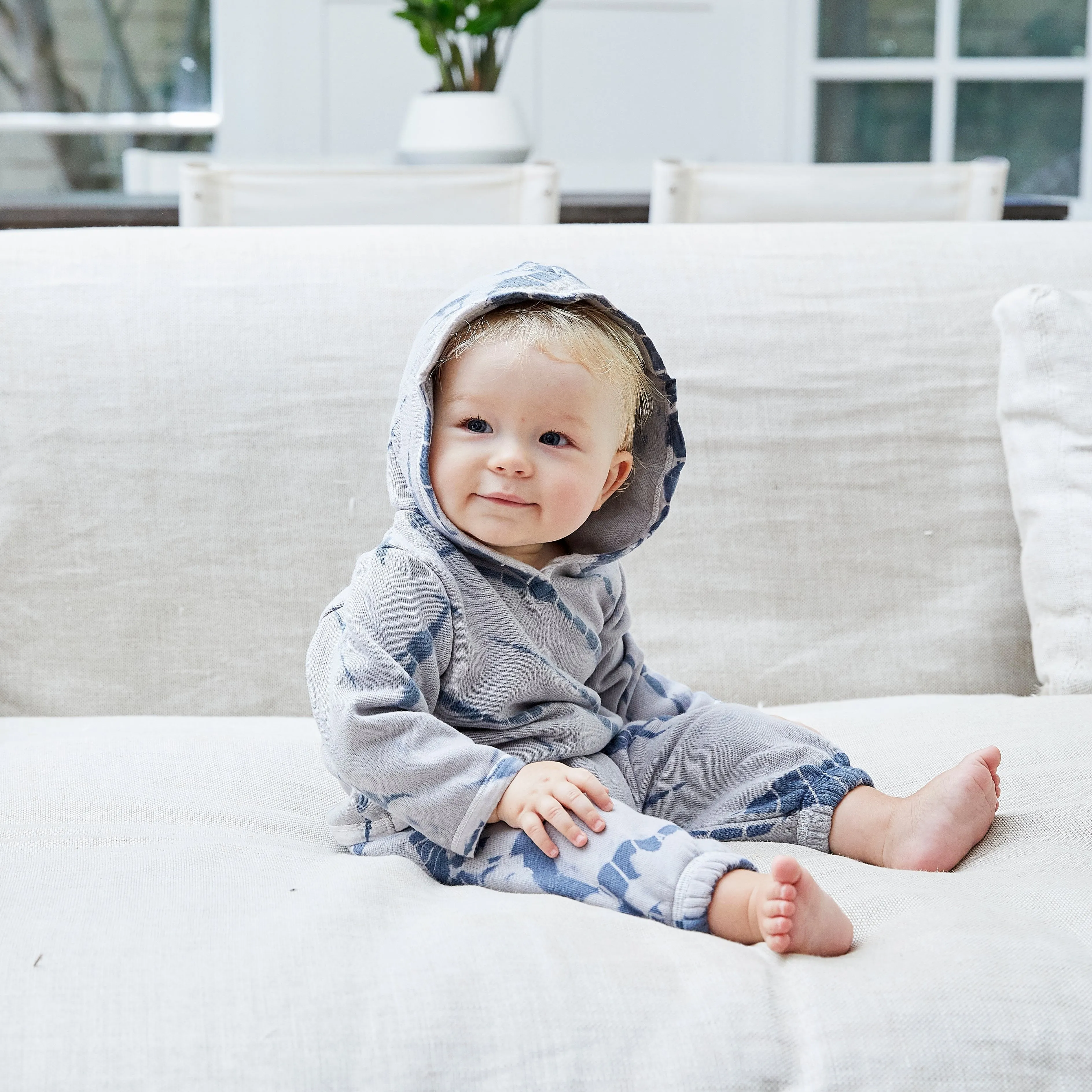 Eco-Fleece Tie Dye Hoodie Sweatshirt and Sweatpant Sets