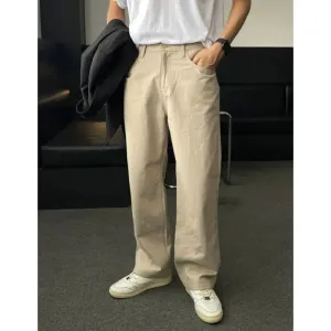 Elastic Waist Casual Pants