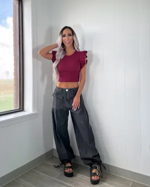 Ember Mid Rise Jeans - Black