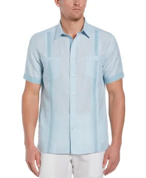 Fashion Double Pocket Guayabera Shirt