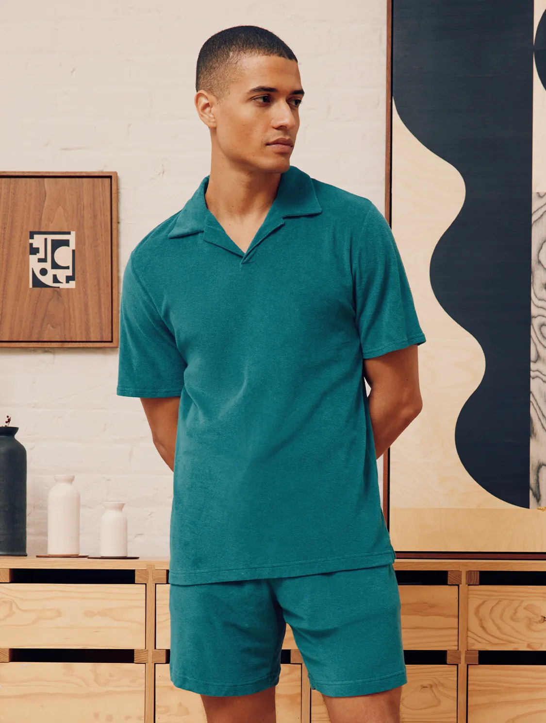 FAUSTINO TERRY COTTON POLO