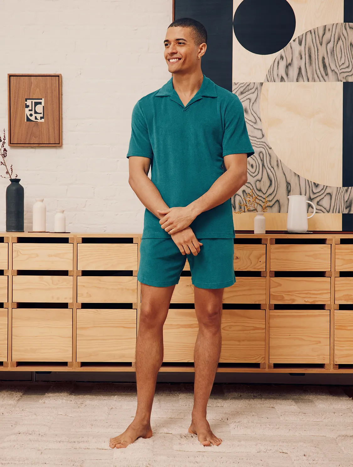 FAUSTINO TERRY COTTON POLO