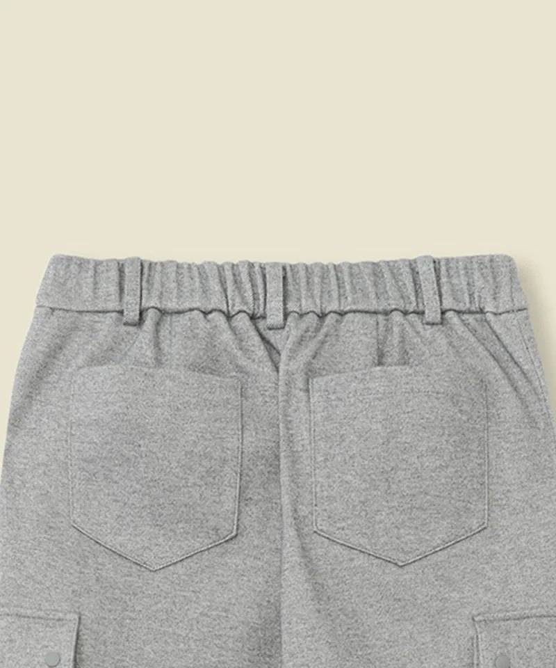 FORDI Fleece Pocket Jogger Pants - Gray