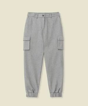 FORDI Fleece Pocket Jogger Pants - Gray