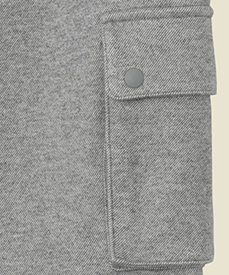 FORDI Fleece Pocket Jogger Pants - Gray