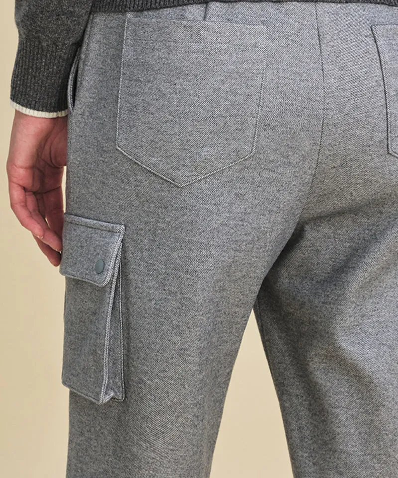 FORDI Fleece Pocket Jogger Pants - Gray
