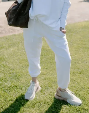 Frank & Eileen Eamon Jogger Sweatpants in White