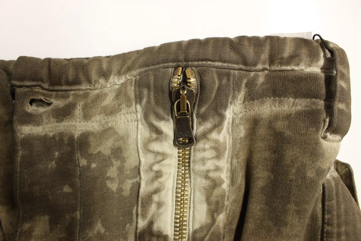 Gray Wash Regular Fit Pants