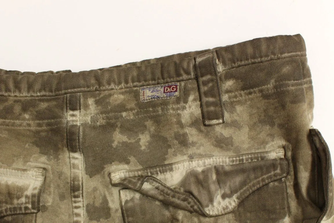 Gray Wash Regular Fit Pants