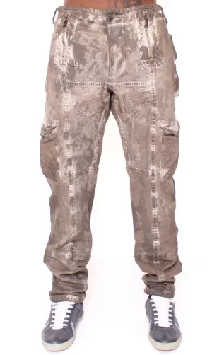 Gray Wash Regular Fit Pants