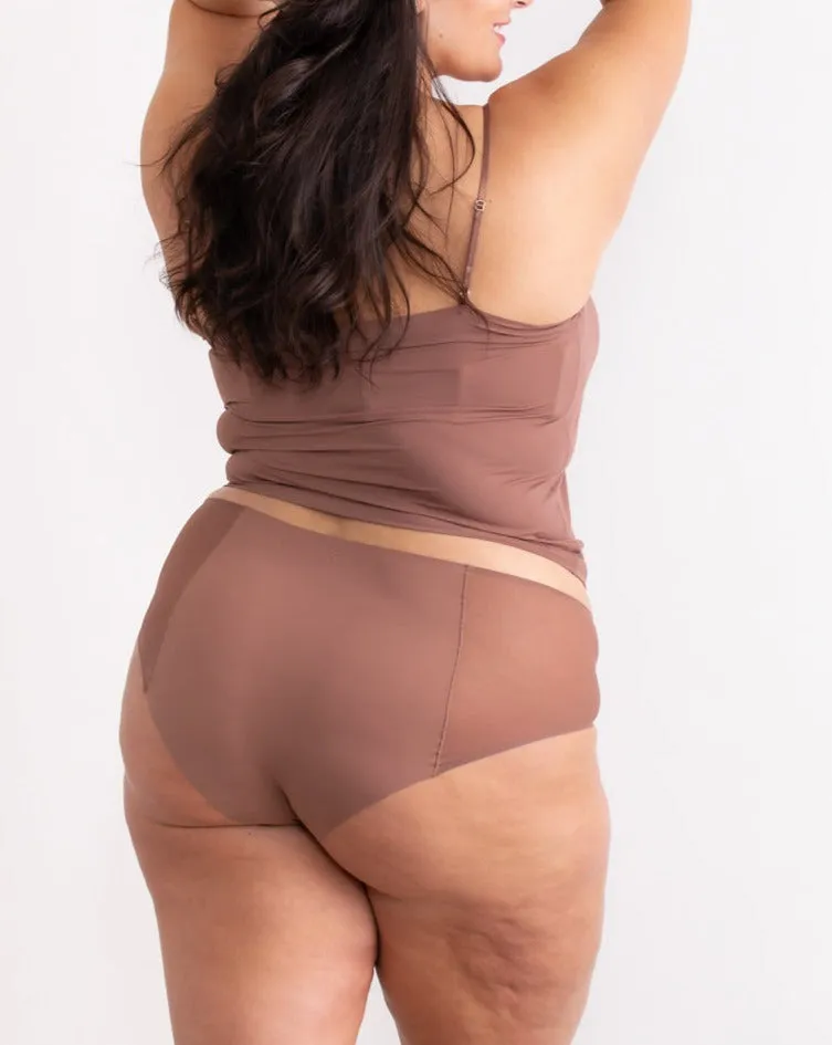 Happy Seams Seamless Briefs with Mesh