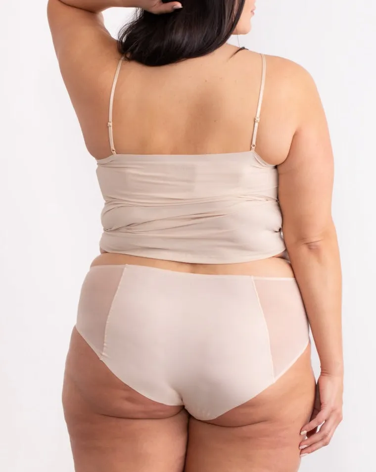 Happy Seams Seamless Briefs with Mesh