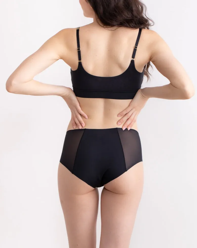 Happy Seams Seamless Briefs with Mesh
