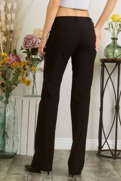 Hazel Blues® | Mittoshop Solid Color Pants with Pocket