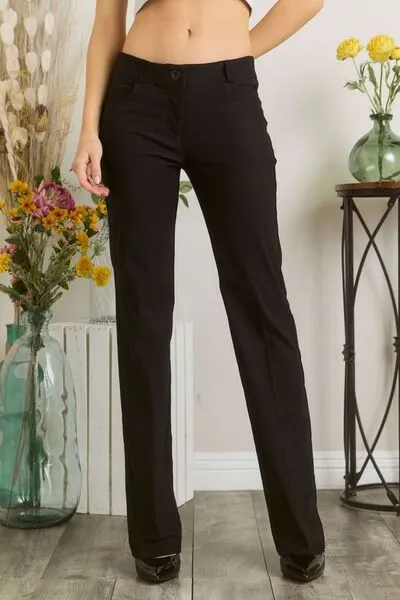Hazel Blues® | Mittoshop Solid Color Pants with Pocket