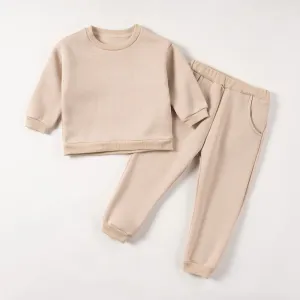 Hoodies and Pants Minimalist Set  Boys and Girls