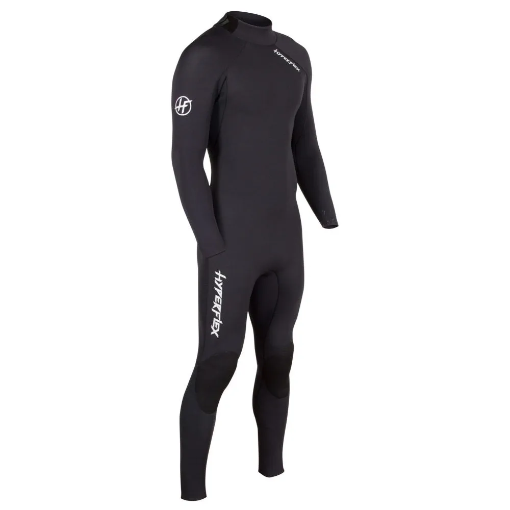 HYPERFLEX VYRL 4/3 BACK ZIP BLACK