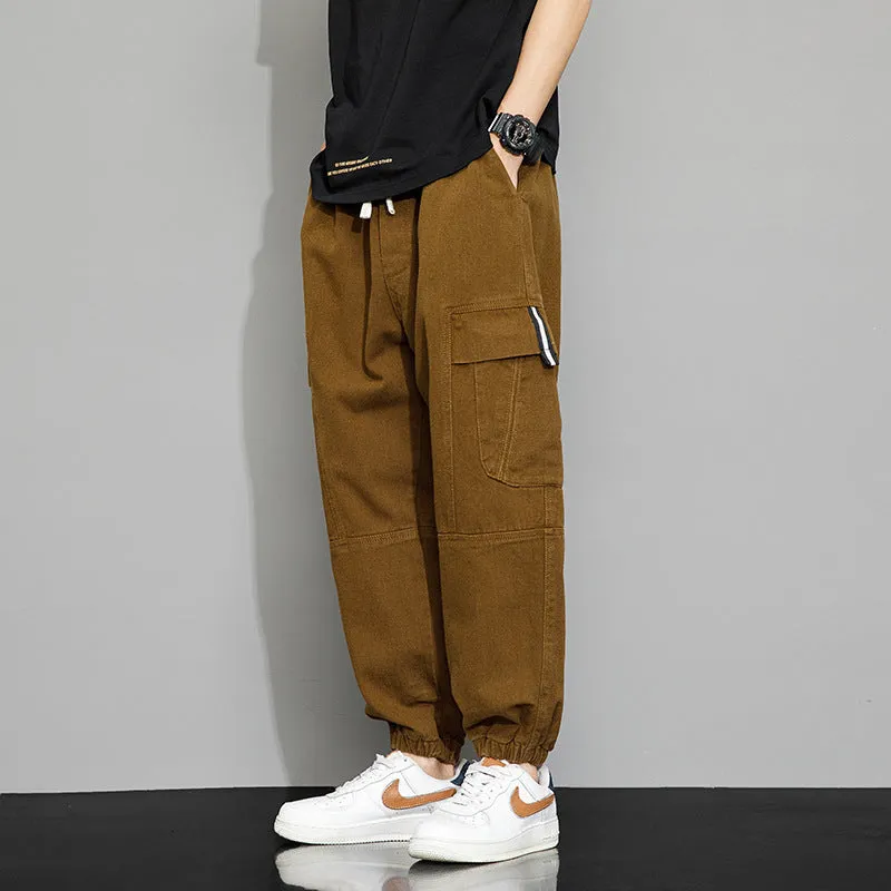 INSTOCK-men's versatile wide leg men's casual pant