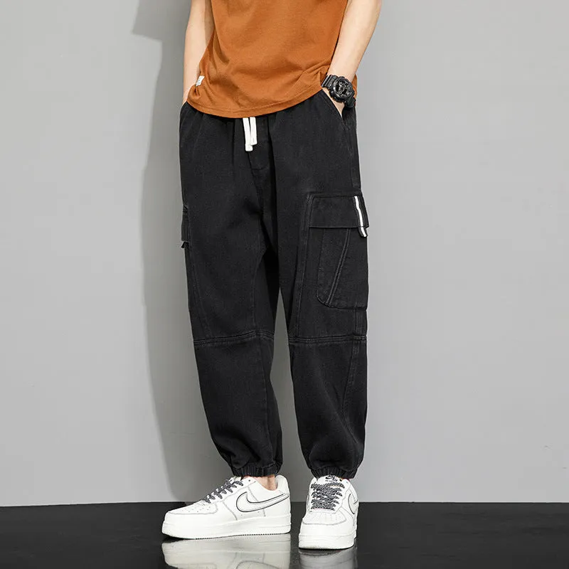 INSTOCK-men's versatile wide leg men's casual pant