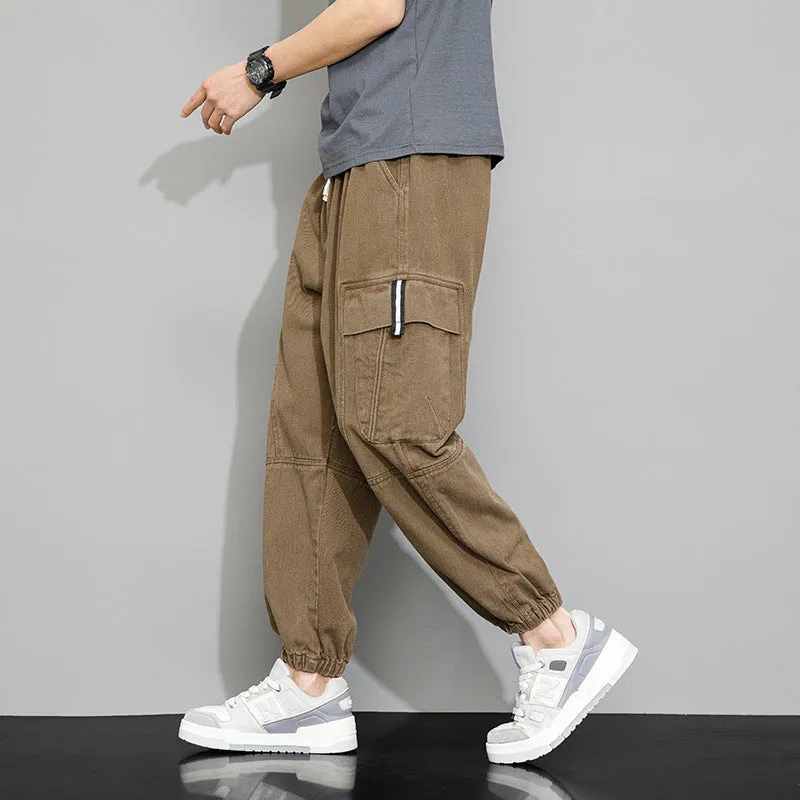 INSTOCK-men's versatile wide leg men's casual pant