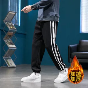 INSTOCK - Plus velvet/sports buttoned pants sweatpants