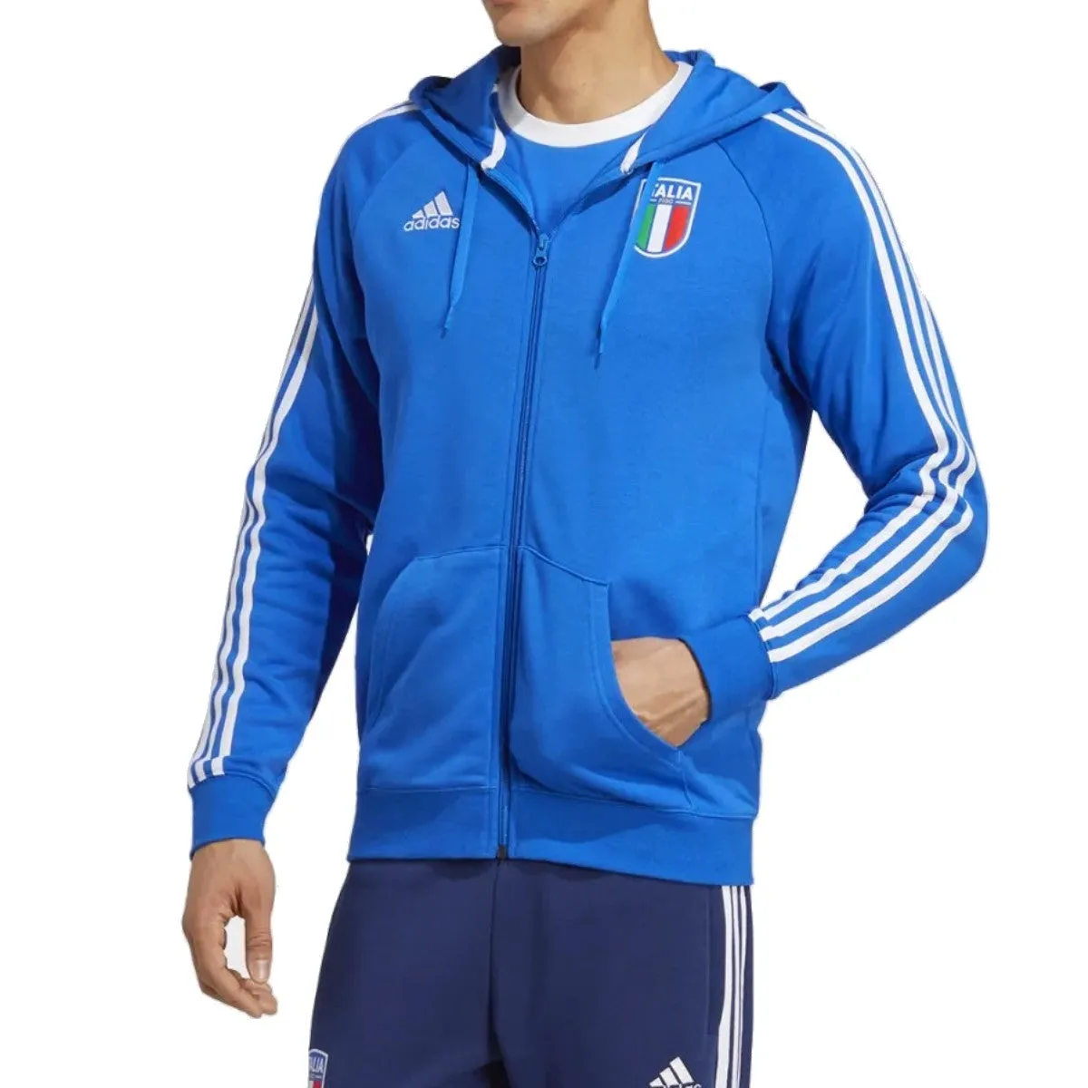 Italy Casual 3S hooded presentation tracksuit 2023/24 - Adidas