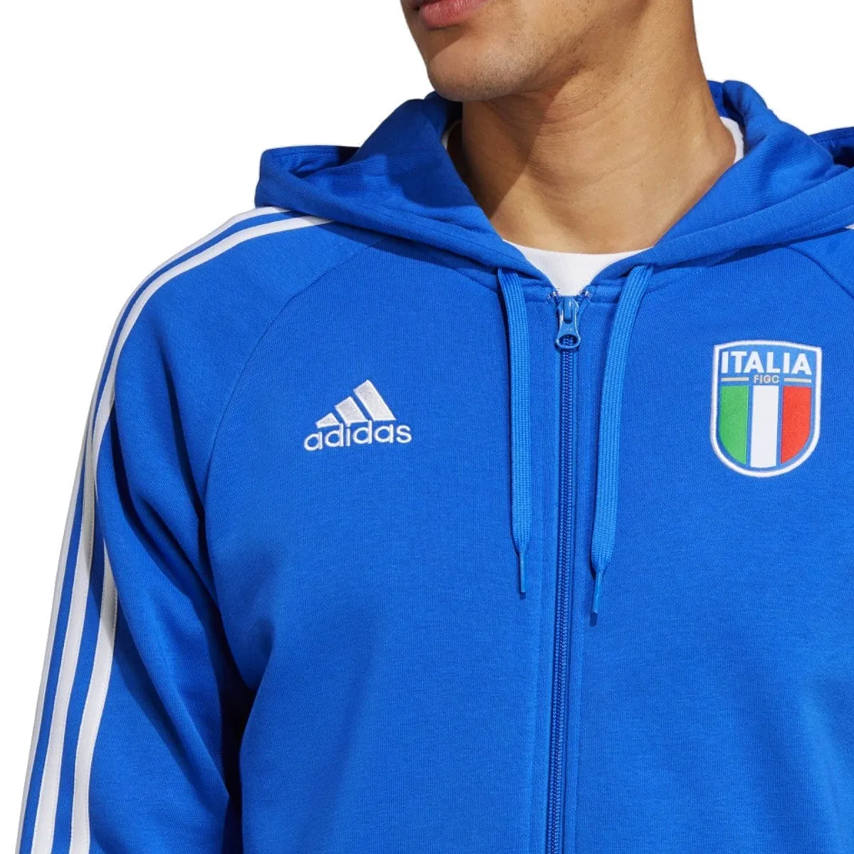 Italy Casual 3S hooded presentation tracksuit 2023/24 - Adidas