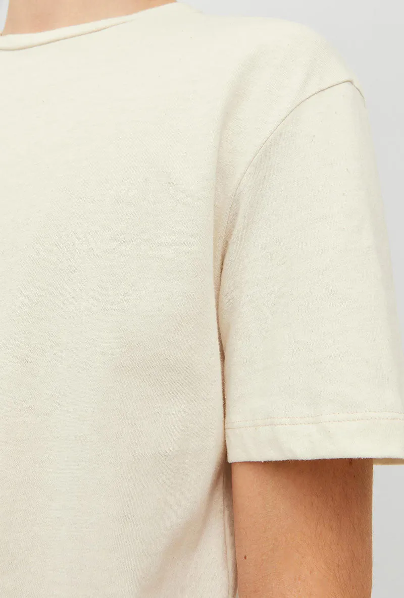 JACK AND JONES SOFT LINEN BLEND TSHIRT