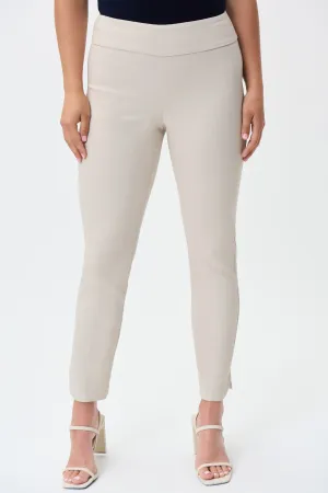 Joseph Ribkoff Jacquard Straight Pull-On Pants