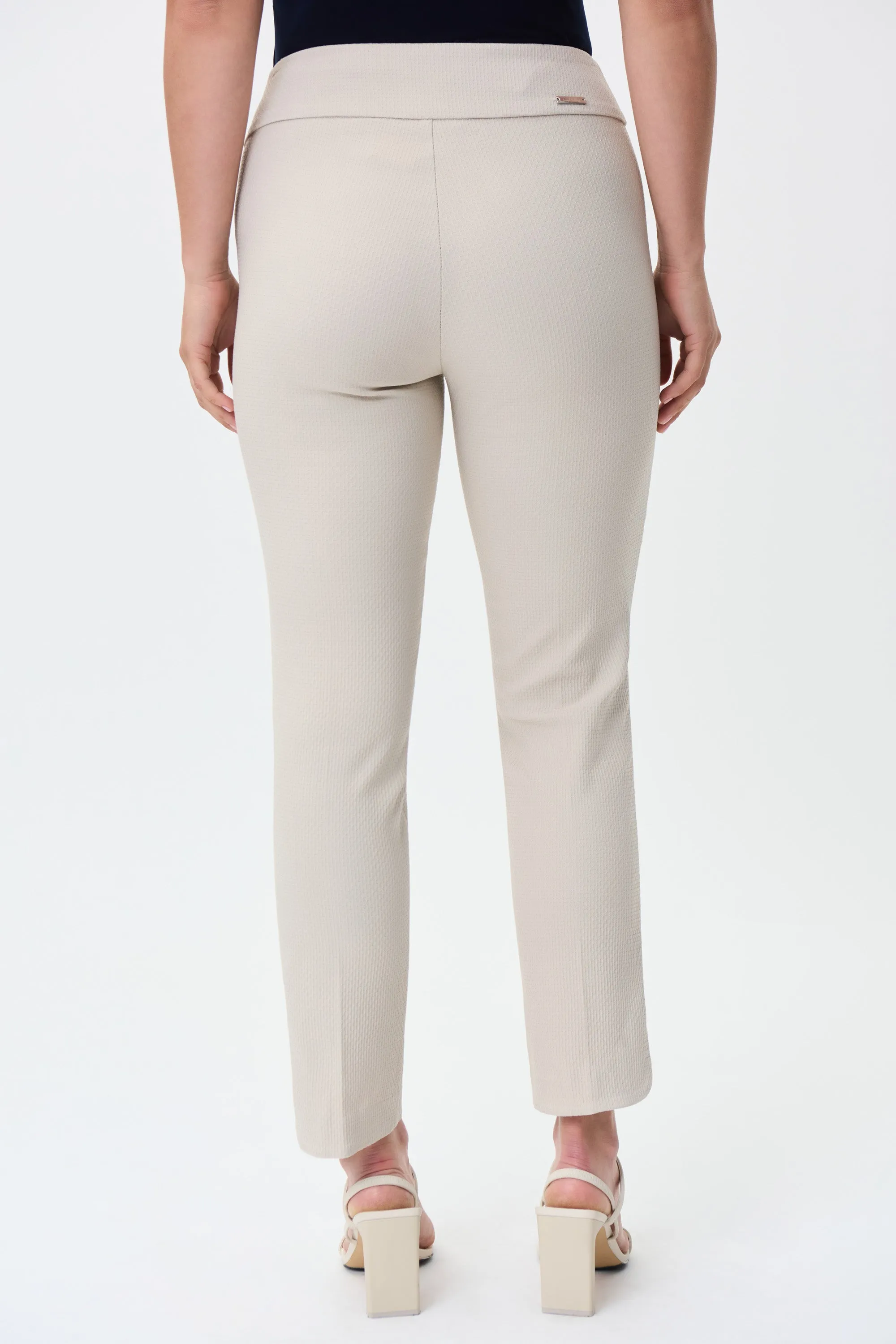 Joseph Ribkoff Jacquard Straight Pull-On Pants