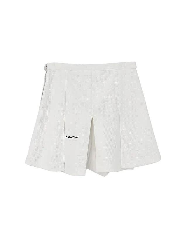 KANDINI  Pocket Skirt - White