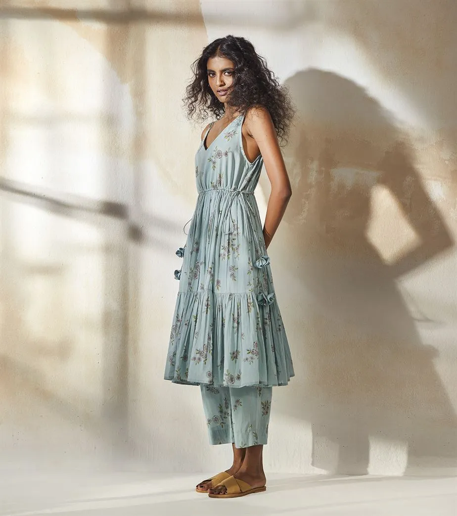 Khara Kapas  I  Mesa Blue Rose Co-ord Set