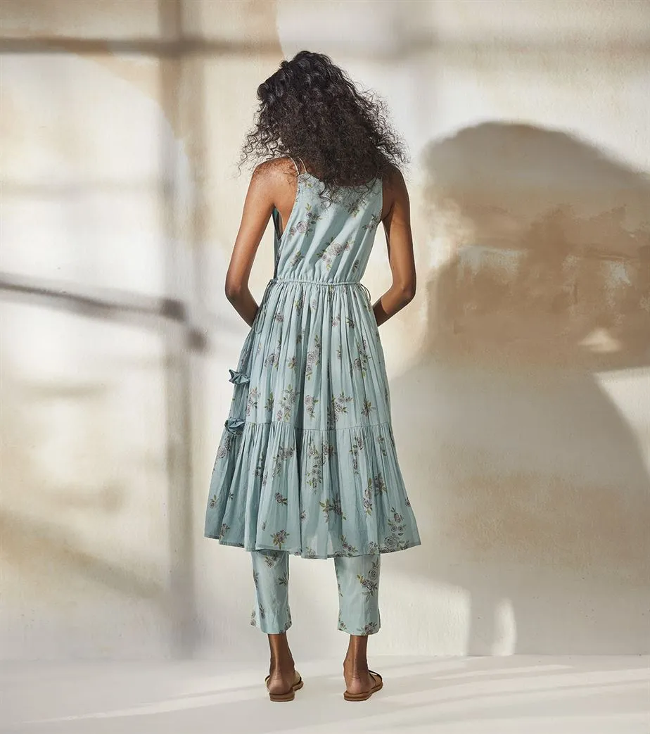 Khara Kapas  I  Mesa Blue Rose Co-ord Set
