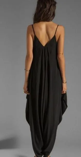 KIMMIE SOLID JUMPSUIT BLACK