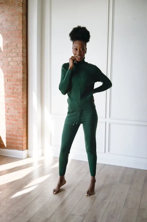 Knit Turtleneck & Leggings