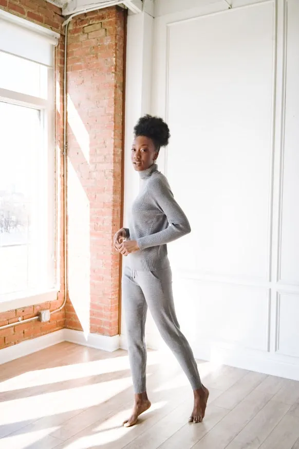 Knit Turtleneck & Leggings
