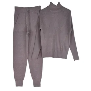 Knit Turtleneck & Leggings
