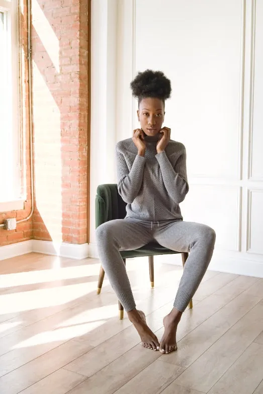 Knit Turtleneck & Leggings