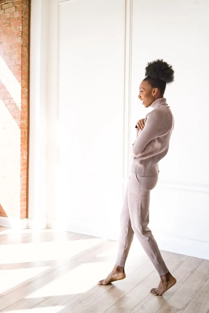 Knit Turtleneck & Leggings